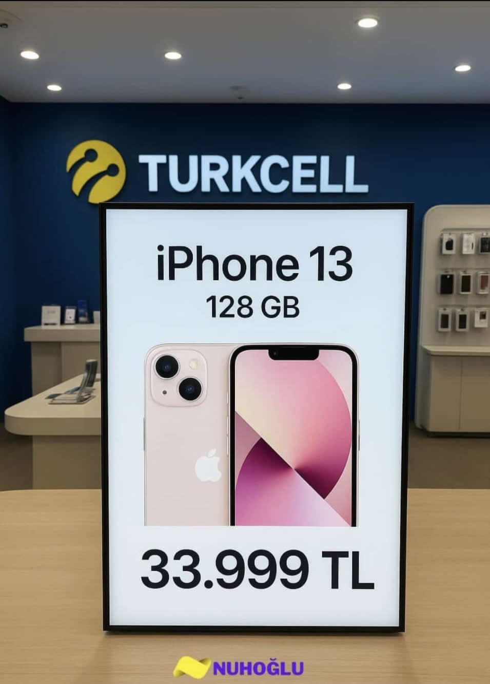 iPhone 13 128GB 33.999 TL